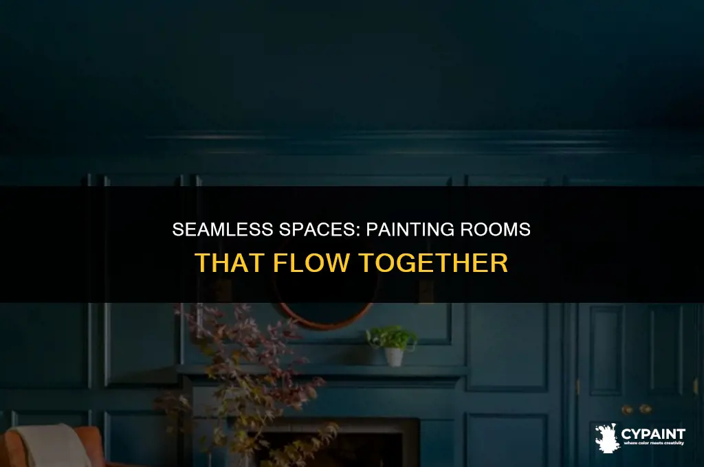 how to paint a room when rooms that run together