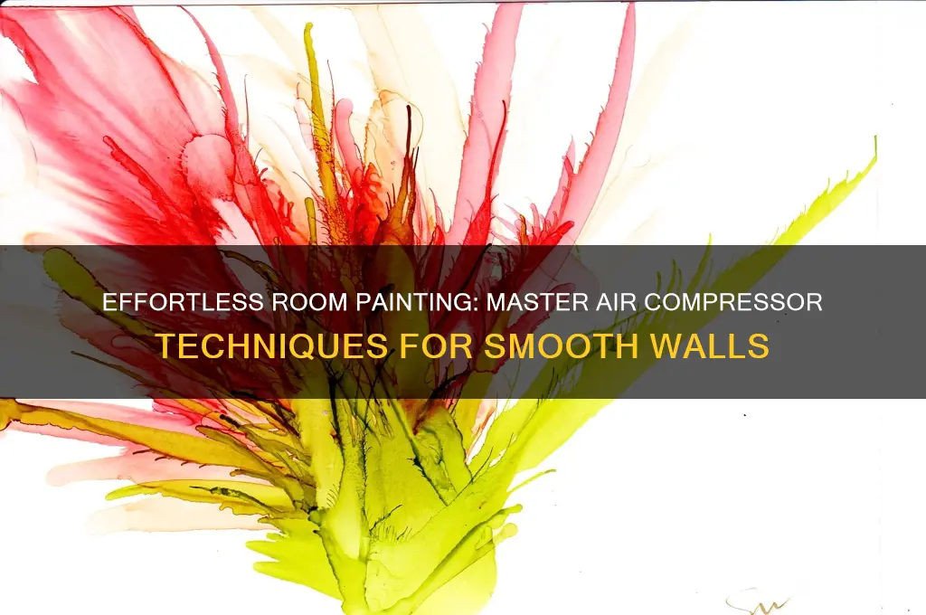 how to paint a room with air compressor
