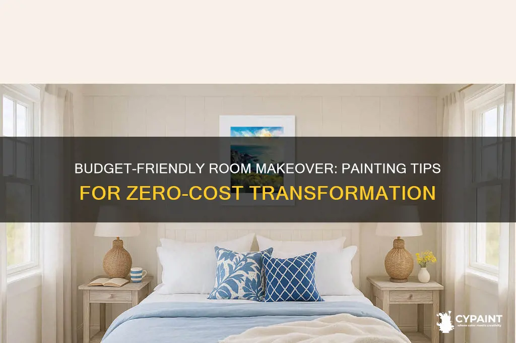 how to paint a room with no money