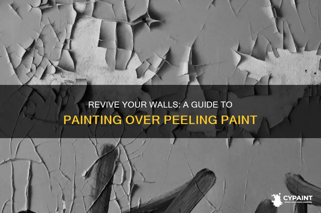 how to paint a room with peeling paint