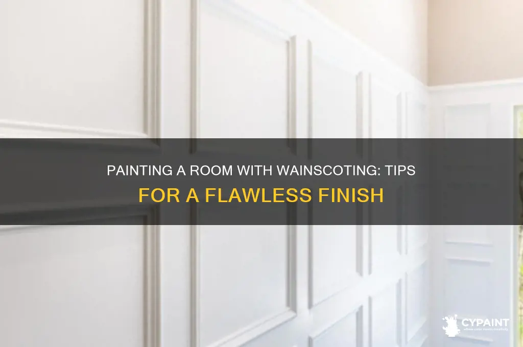 how to paint a room with wainscoting