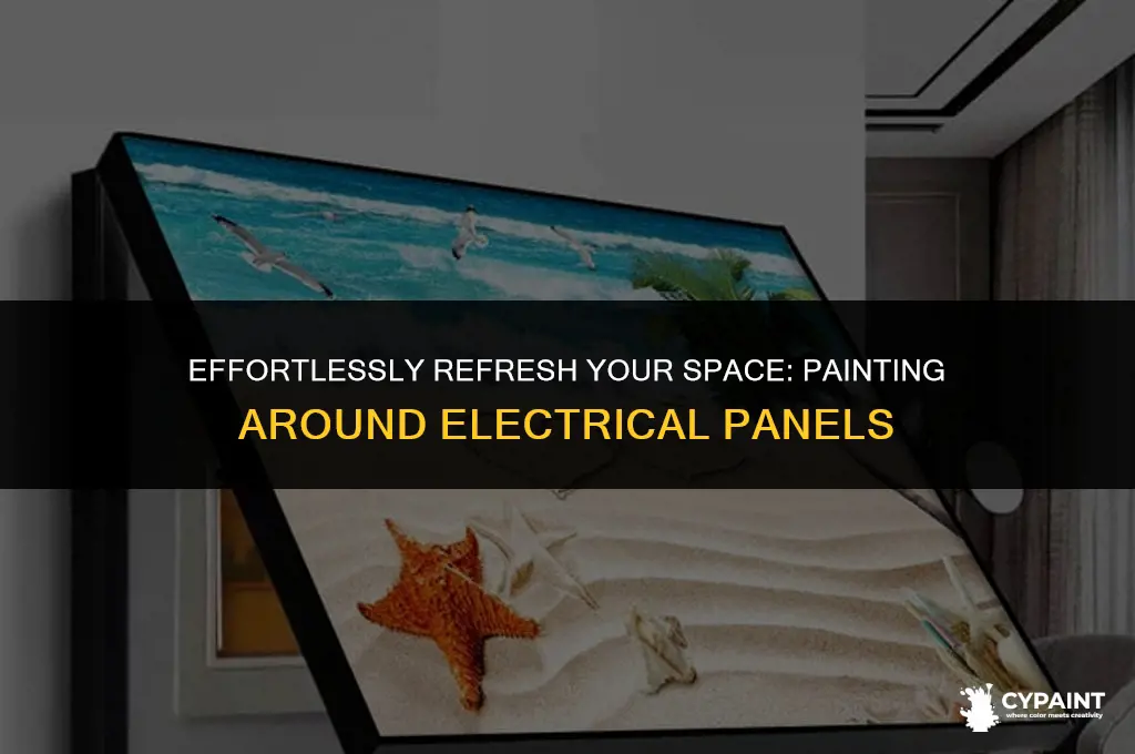 how to paint a room without touching the electrical panel