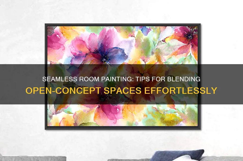 how to paint a rooms that run together