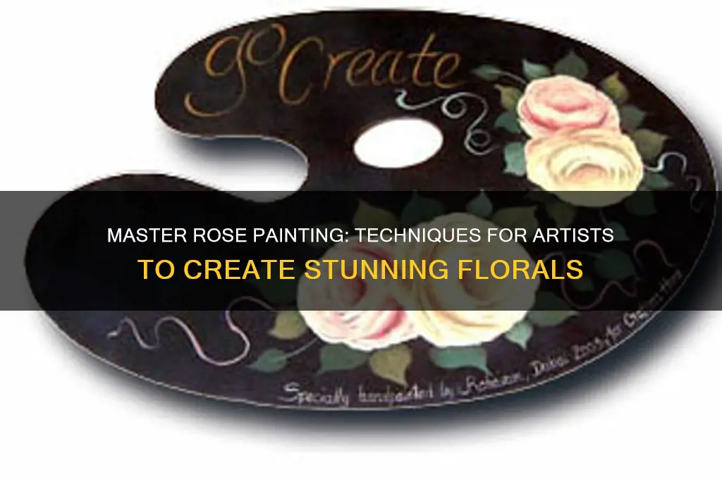 how to paint a rose artists network