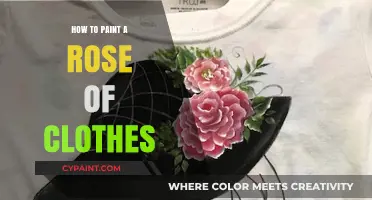Creative Fabric Painting: Mastering the Art of a Rose on Clothes