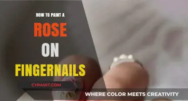 Elegant Nail Art Tutorial: Painting a Rose on Fingernails