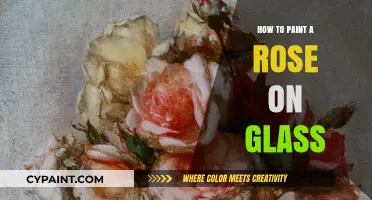Master Glass Painting: Step-by-Step Guide to Creating a Stunning Rose