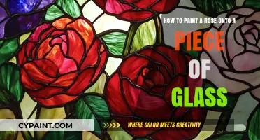 Glass Canvas: The Art of Painting a Rose on Glass