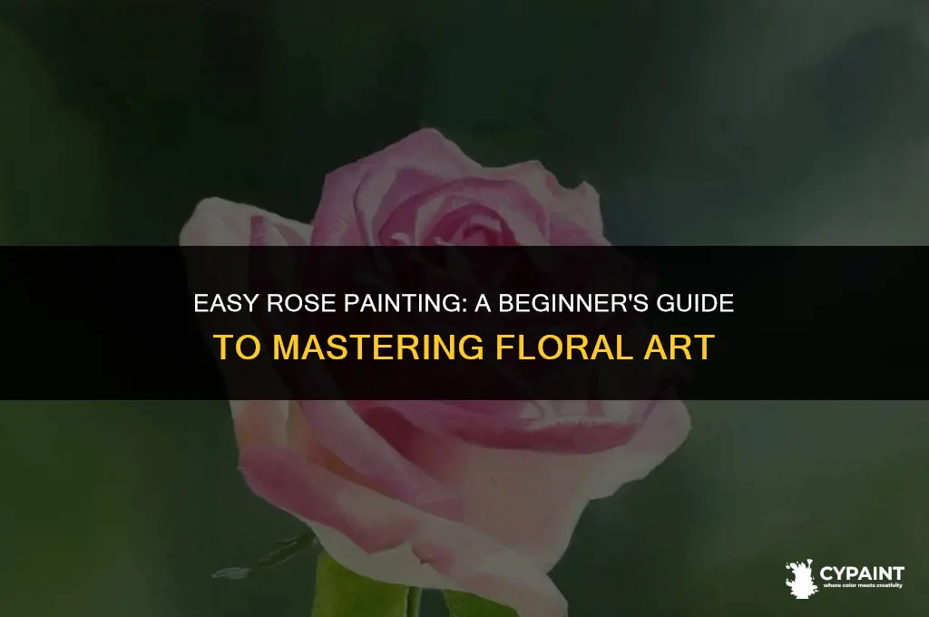 how to paint a rose step by step for beginners