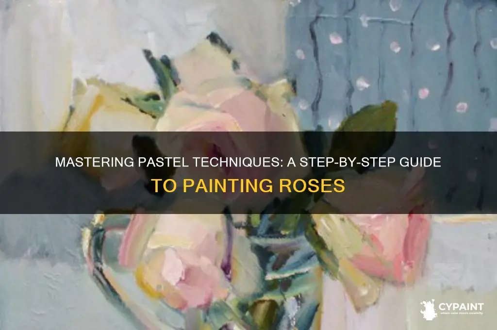 how to paint a rose with pastels