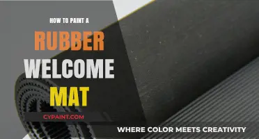 DIY Rubber Welcome Mat Makeover: Easy Painting Tips & Tricks