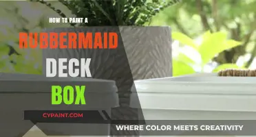 Revamp Your Rubbermaid Deck Box: A Step-by-Step Painting Guide