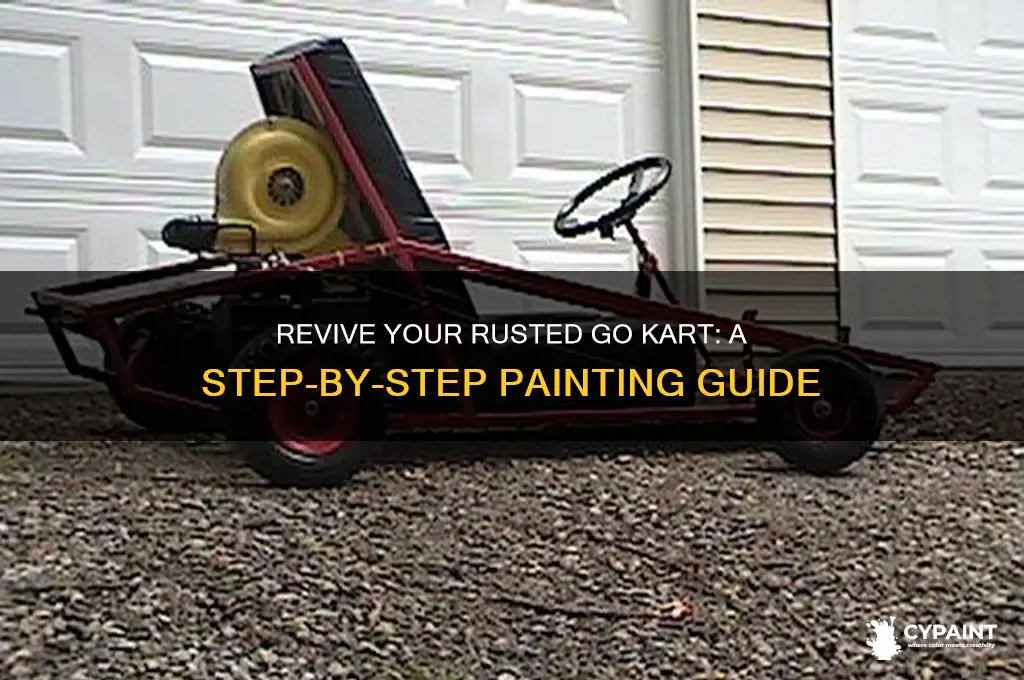 how to paint a rusted go kart