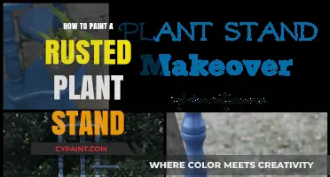 Revive Your Rusted Plant Stand: A Step-by-Step Painting Guide