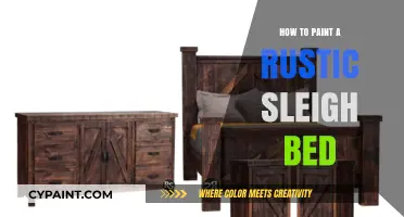 Rustic Charm: A Step-by-Step Guide to Painting Your Sleigh Bed