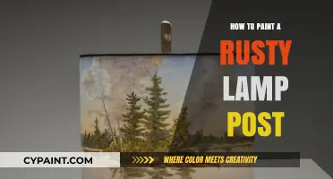 Revive Your Rusty Lamp Post: A Step-by-Step Painting Guide