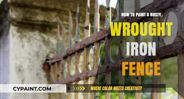 Revive Your Rusty Wrought Iron Fence: A Step-by-Step Painting Guide