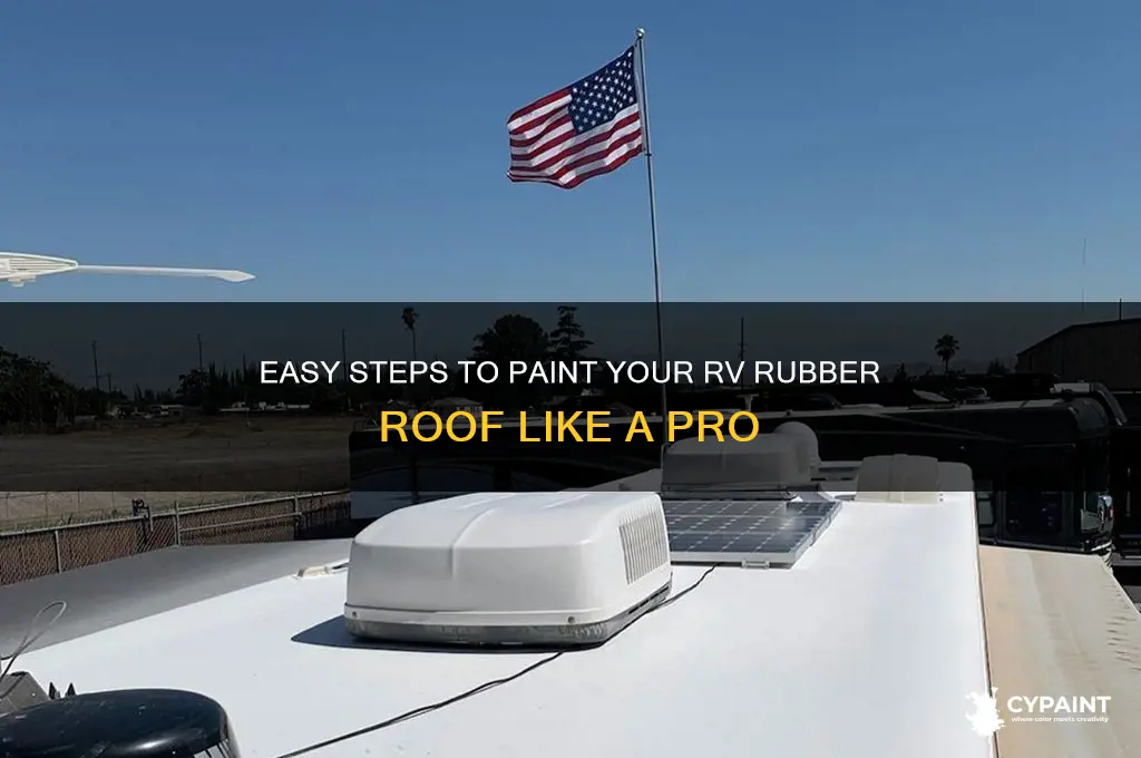 how to paint a rv rubber roof
