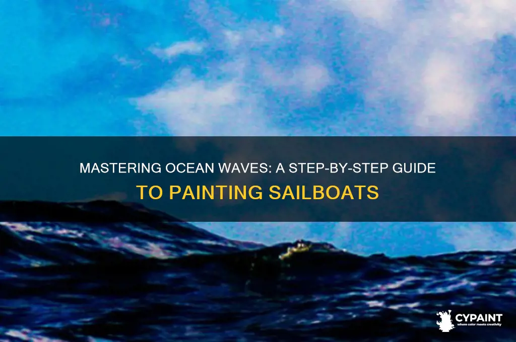 how to paint a sailboat on the ocean