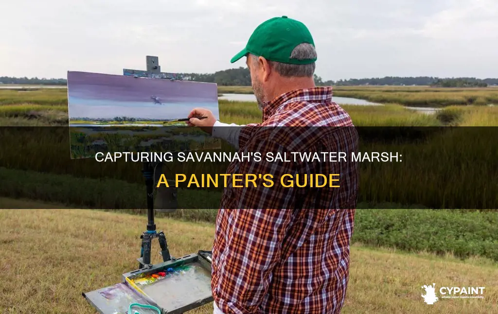 how to paint a saltwater marsh in savannah ga