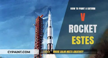 Mastering the Art of Painting an Estes Saturn V Rocket