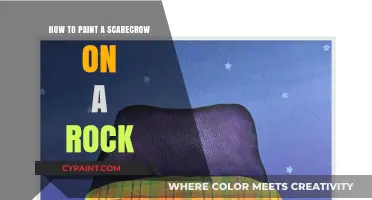 Creative Rock Painting: Crafting a Whimsical Scarecrow Step-by-Step