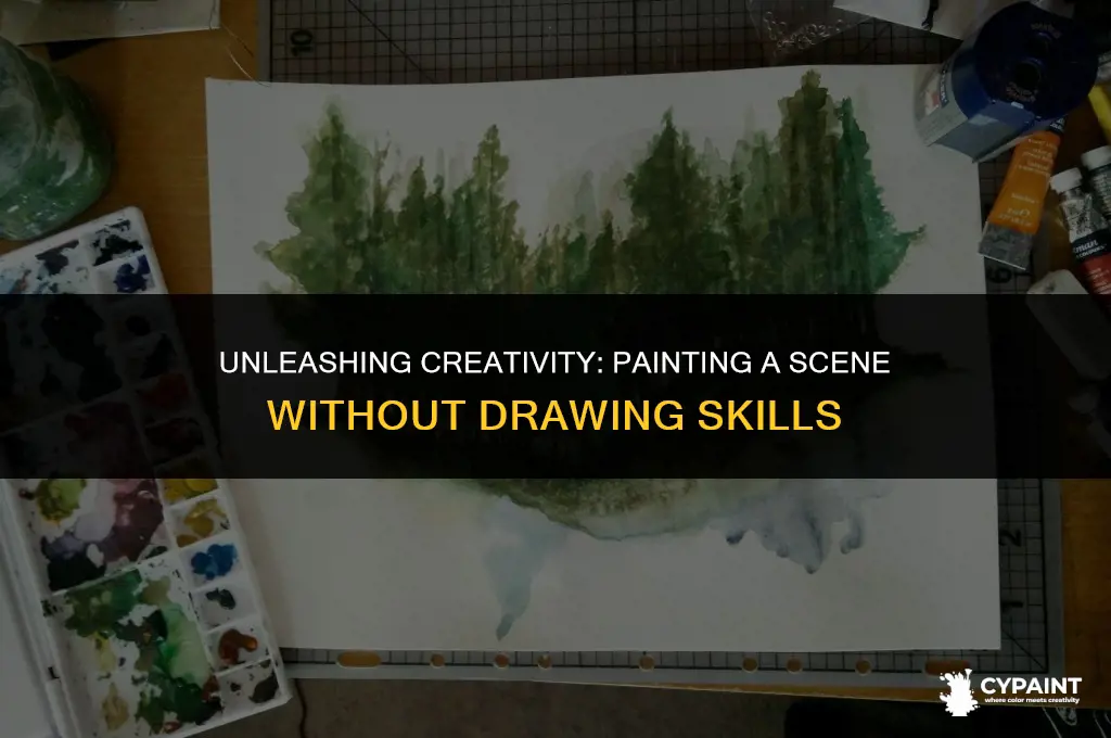 how to paint a scene if you can