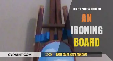 Transform Your Ironing Board into a Scenic Painting