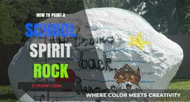 Unleash School Pride: A Step-by-Step Guide to Painting the Spirit Rock
