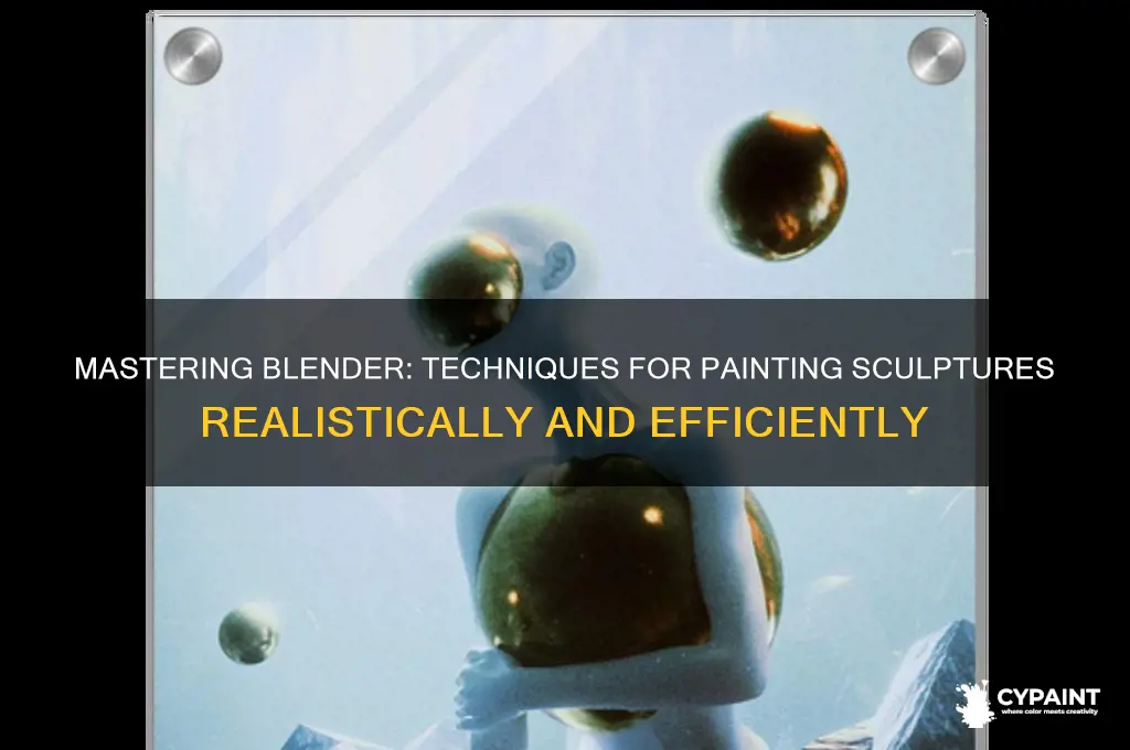 how to paint a sculpture in blender