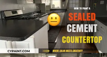 Painting Sealed Cement Countertops: A Step-by-Step DIY Guide