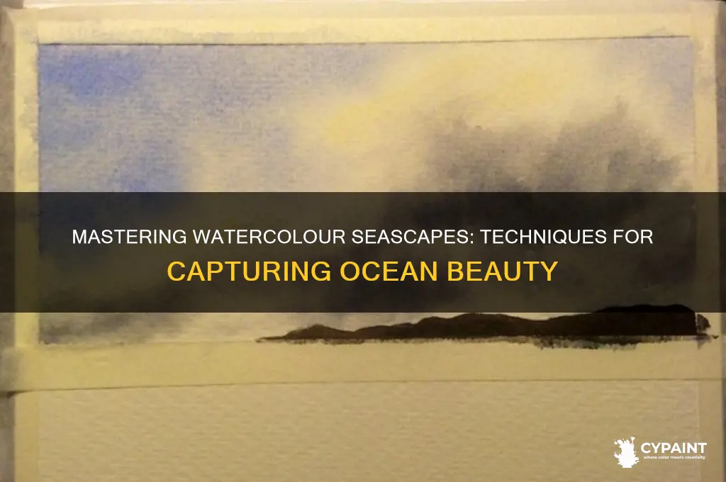 how to paint a seascape in watercolour