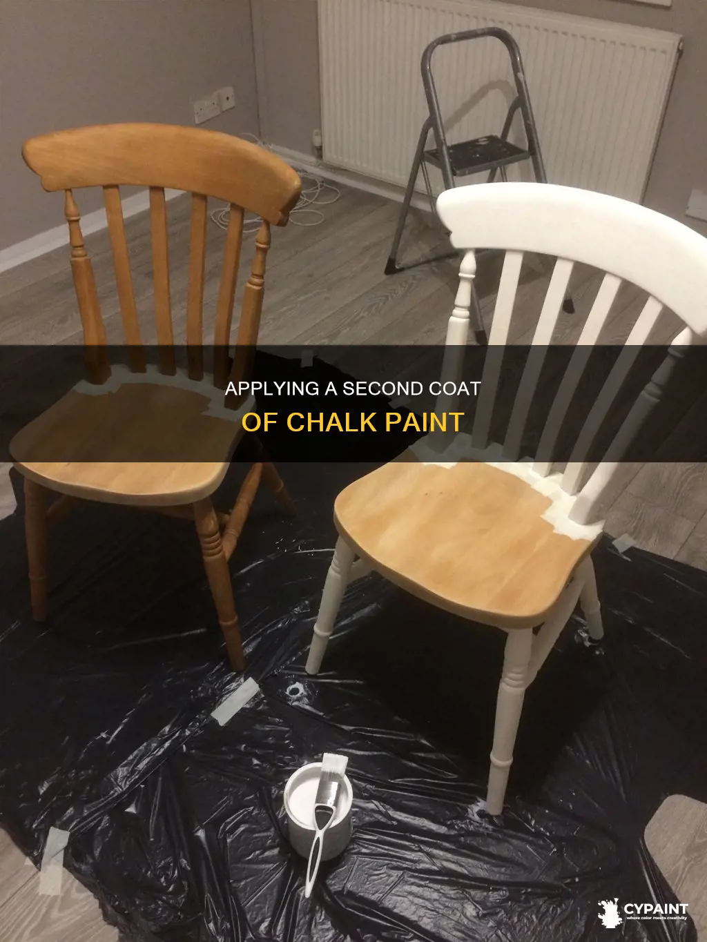 how to paint a second coat of chaulk paint