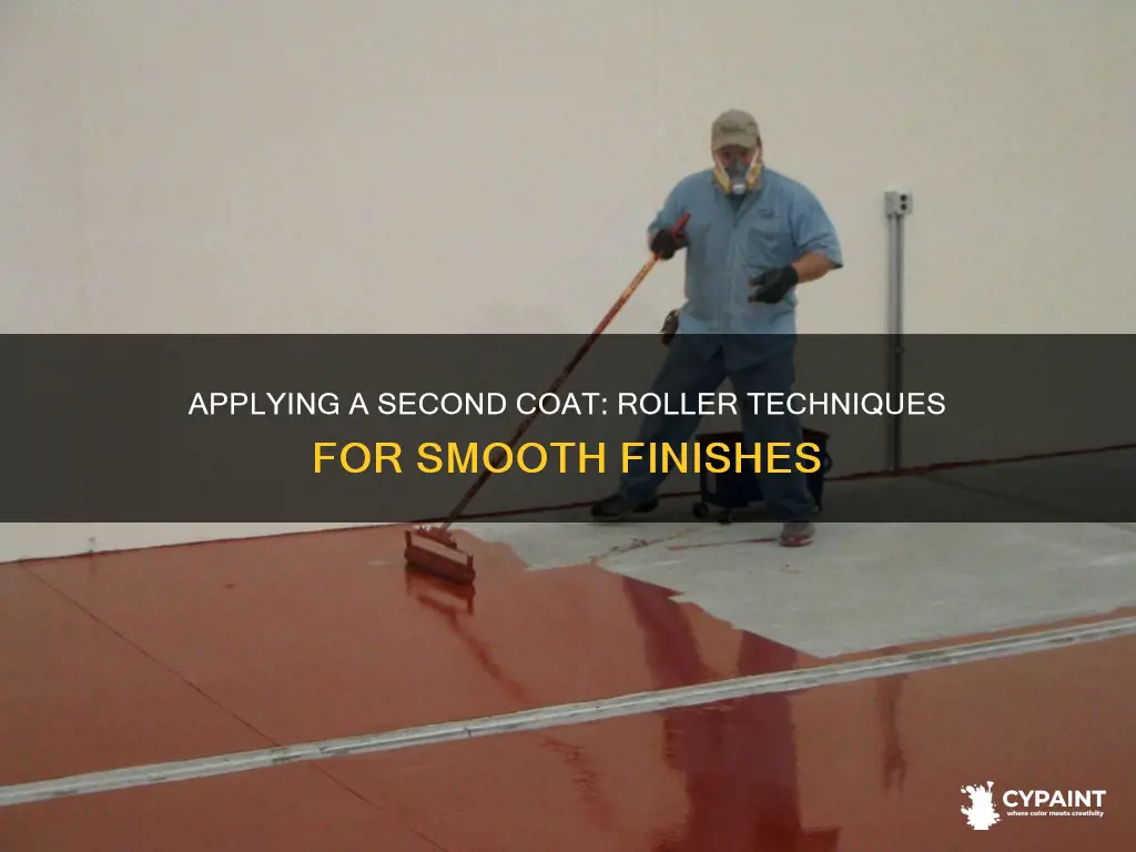 how to paint a second coat with a roller