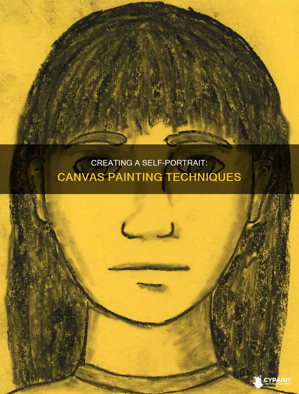 how to paint a self portait on a cnvas