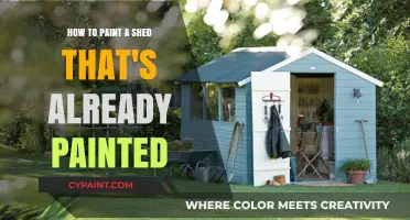 Transform Your Shed: Paint Over Old Paint