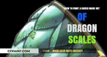 Crafting a Mythical Shield: The Art of Painting Dragon Scales