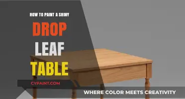 Revamp Your Drop Leaf Table: Achieving a Stunning Shiny Finish
