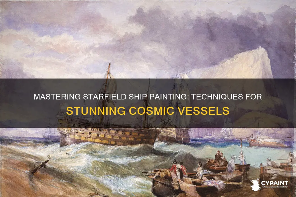 how to paint a ship in starfield