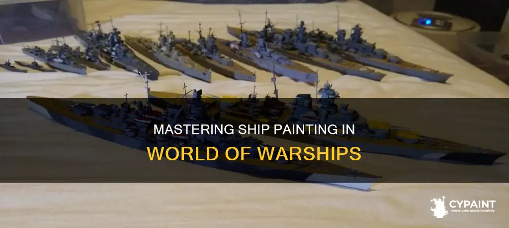 how to paint a ship in world of warships