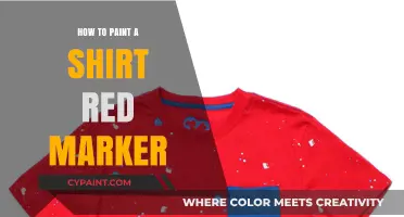 Transform Your Shirt: Easy Red Marker Painting Techniques for Beginners