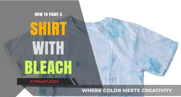 Creative Bleach Painting: Transform Your Shirt with Unique Designs
