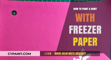DIY Custom Shirt Design: Painting with Freezer Paper Made Easy