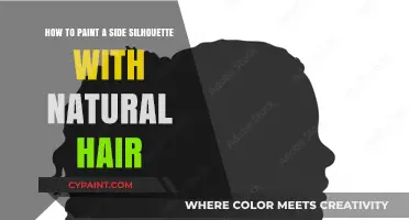 Create a Side Silhouette with Natural Hair Painting