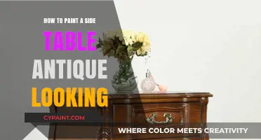 Transform Your Side Table: Easy Steps for an Antique Finish
