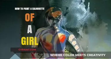 Mastering Silhouette Art: Painting a Girl's Profile Step-by-Step