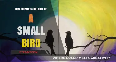 Crafting a Bird Silhouette: A Simple Painting Guide