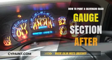 Customizing Your Silverado: Painting the Dash Gauge Section