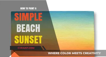 Easy Beach Sunset Painting: A Step-by-Step Guide for Beginners