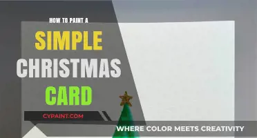 Easy Christmas Card Painting: A Step-by-Step Guide for Beginners